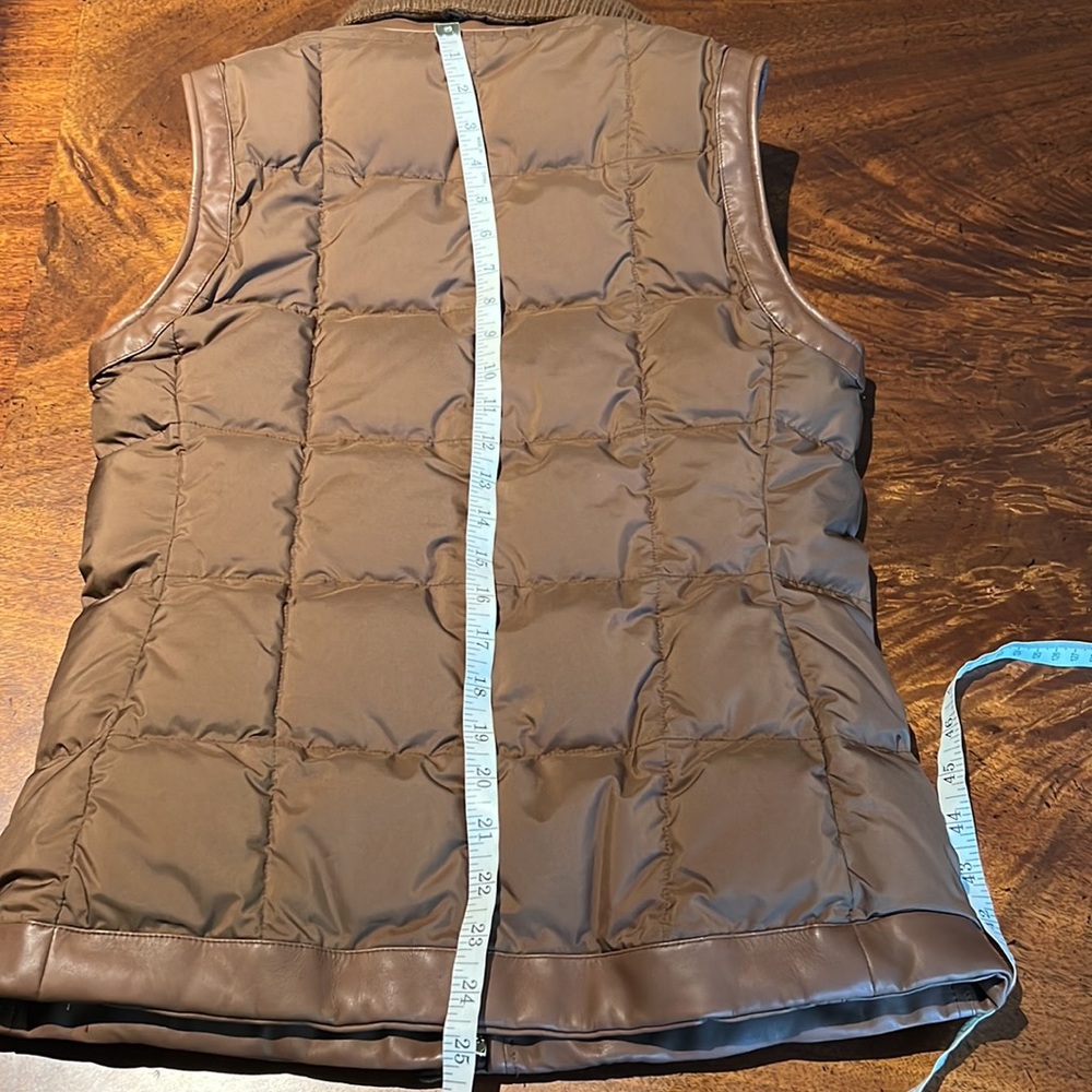 Loro piana womens 40 goose down reversible puffer vest - Picture 11 of 14